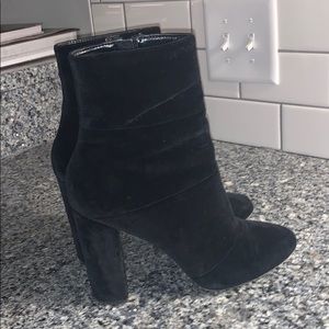 BCBG SUEDE BOOTIES- size 7